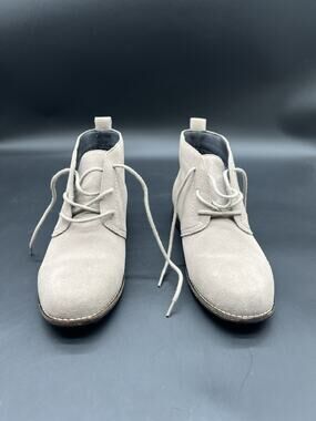 White‎ Mountain Chukka Boot Size 8 Rustic Earthy Cozy Light Grey Hipster #135